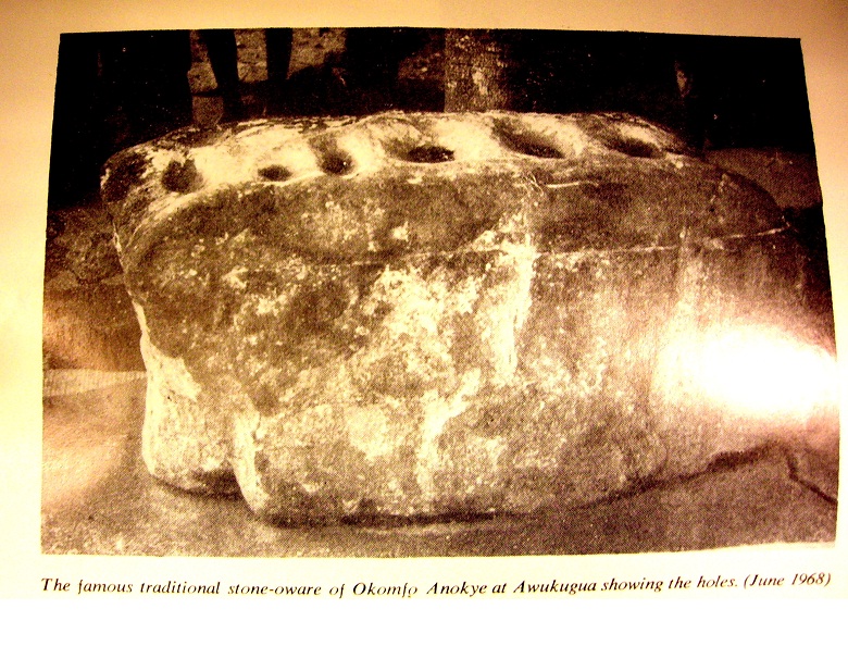 35.-Okomfo_Anokye_Stone-Oware Okomfo Anokye was an Ewe Togbi & the twin of Togbi Tsali