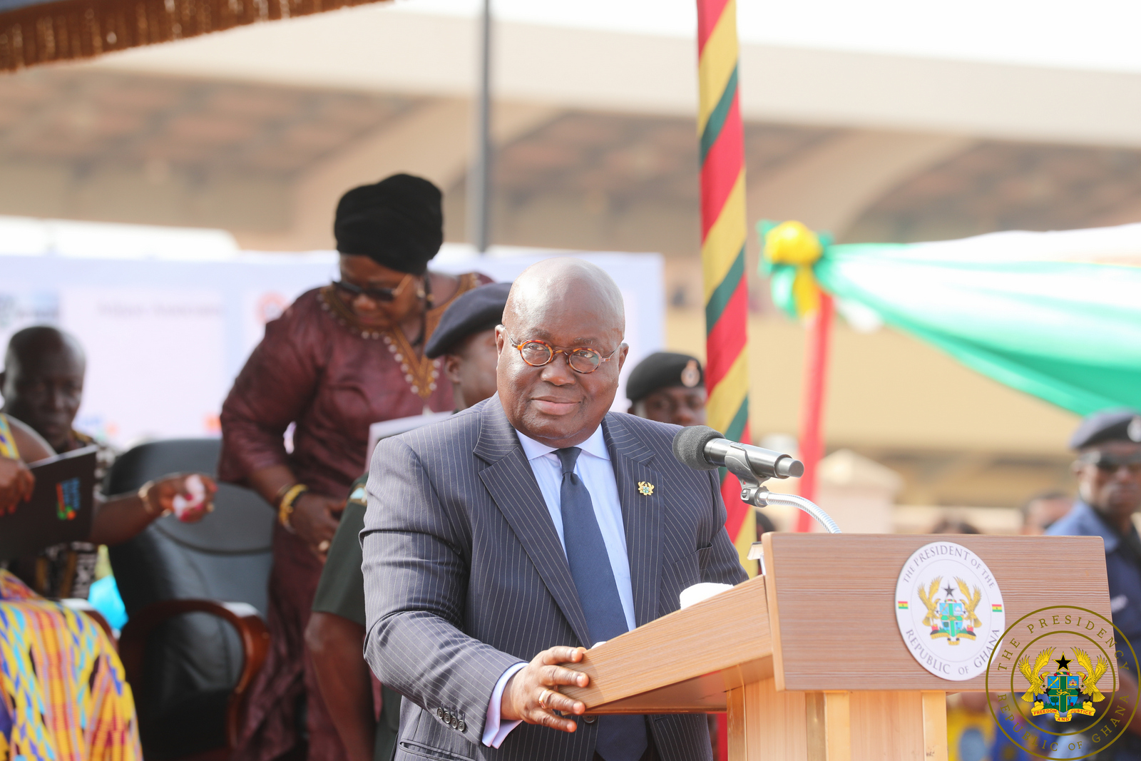 President-Akufo-Addo-speaking-at-the-sod-cutting-event Marine Drive Project To Employ 150,000 People – President Akufo-Addo