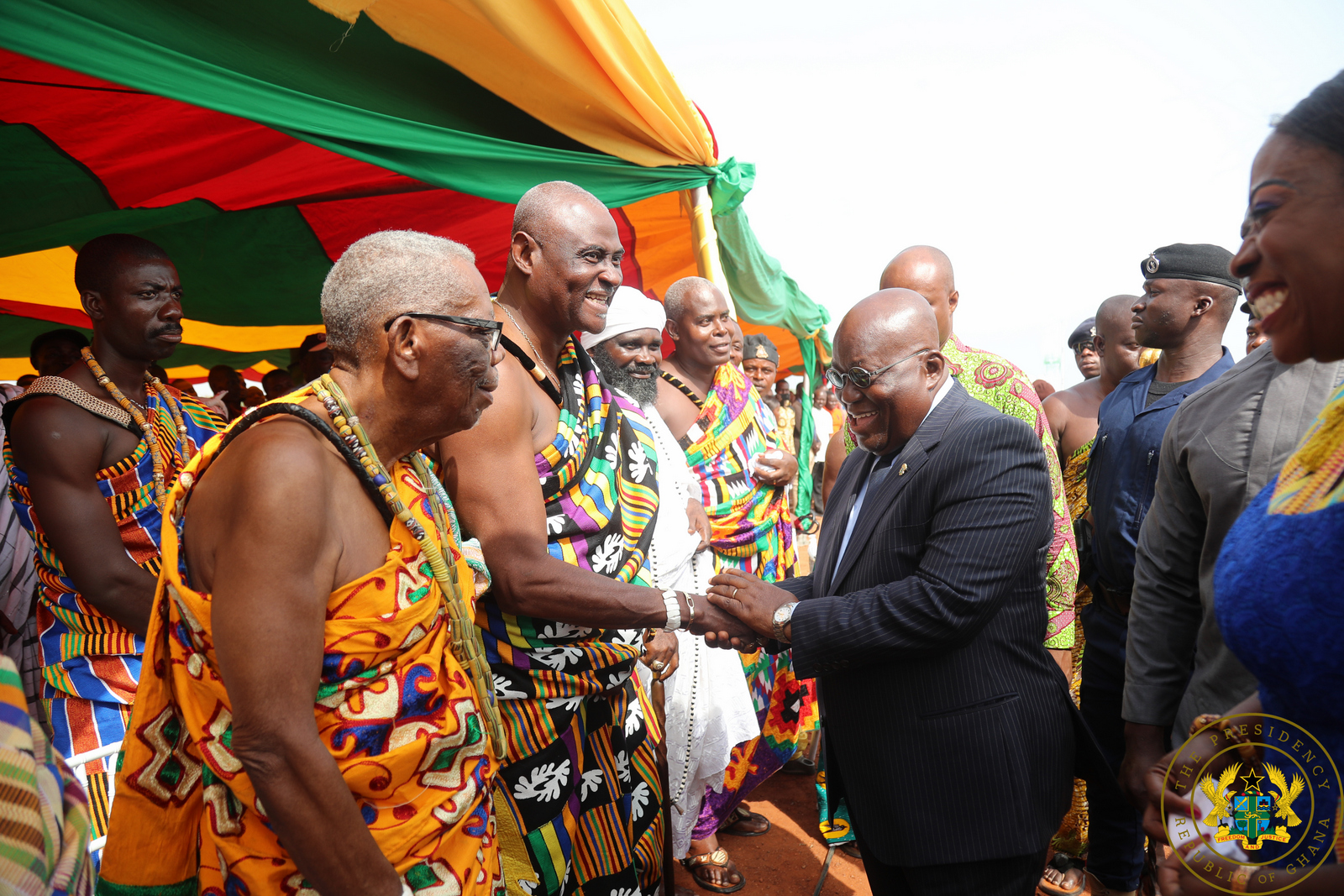 President-Akufo-Addo-with-the-Osu-Mantse Marine Drive Project To Employ 150,000 People – President Akufo-Addo