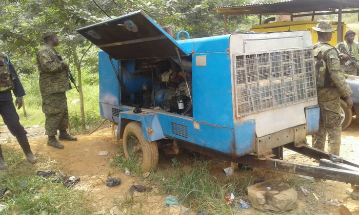 3.-An-equipment-used-by-the-miners-at-the-mining-site 75 'galamseyers' arrested in dawn swoop at Konongo Odumase