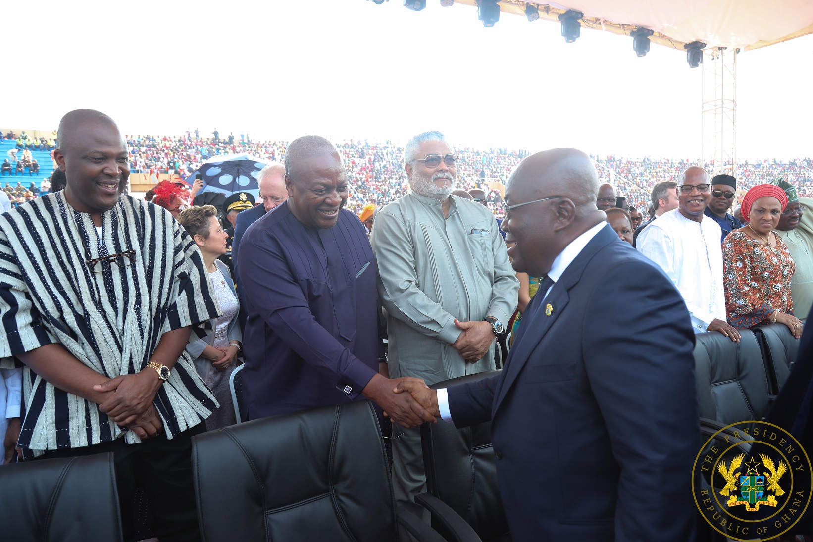 President-Akufo-Addo-with-former-President-Mahama When King George became President George Oppong Weah