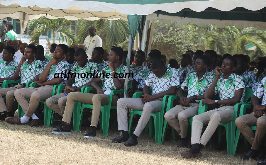 4.-A-section-of-students-at-the-speech-day GES urged to rethink on mobile phone use in SHS