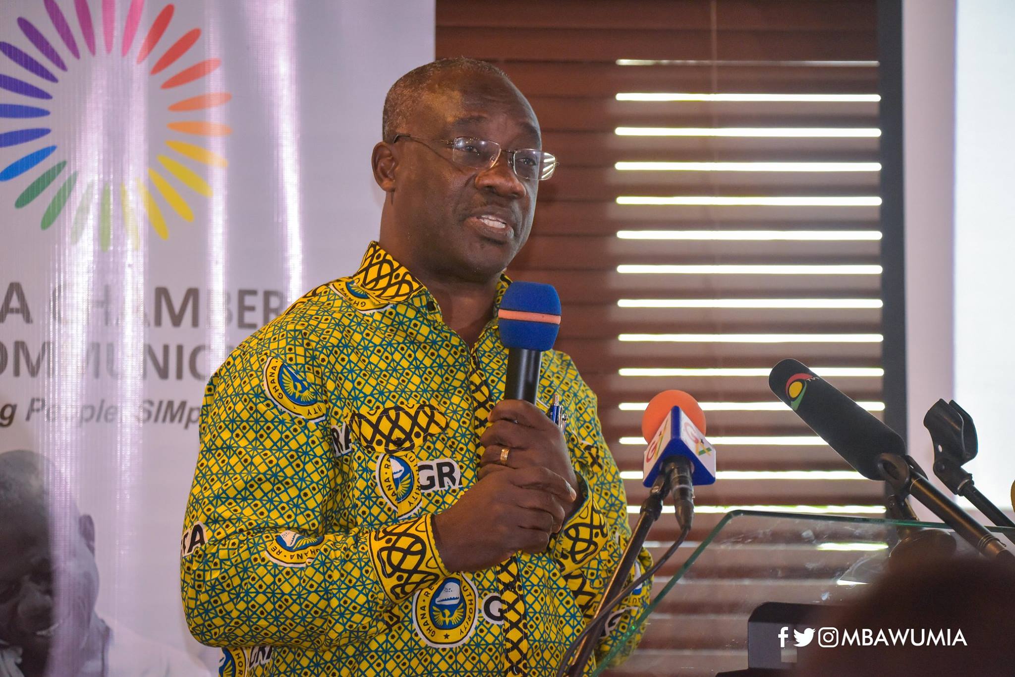 6.-Mr.-Kofi-Nti-Commissioner-General-of-GRA-at-Mobile-Telecom-Industry-Breakfast-Meeting-with-H.E-the-Vice-President. Vice President's Comment on the Mobile Telecom Industry Breakfast Meeting