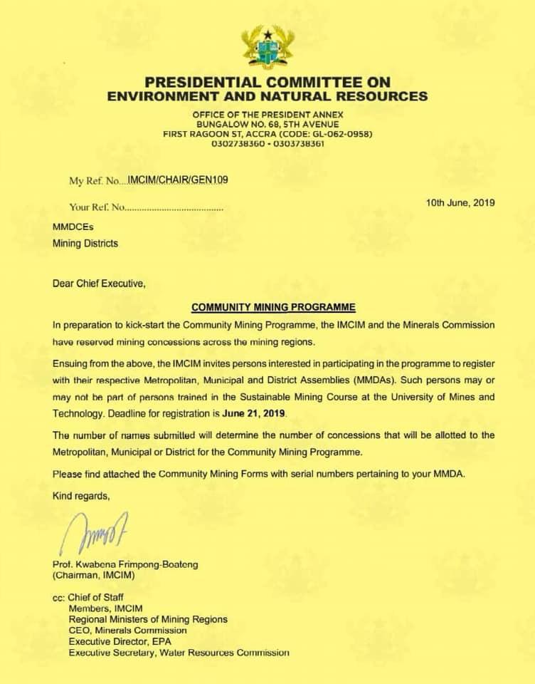 Community Mining Programme