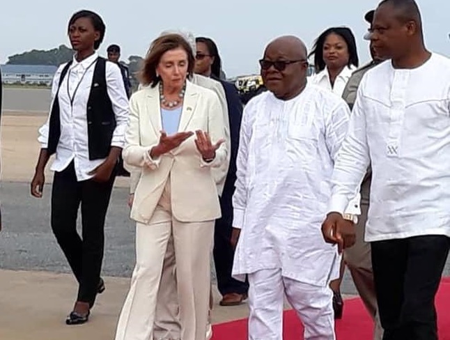 106.-U.S.-Congress-speaker-Pelosi-arrives-in-Ghana Statement by the Ranking Member on the Foreign Affairs Committee of Parliament on the official visit of US Speaker Nancy Pelosi to Ghana