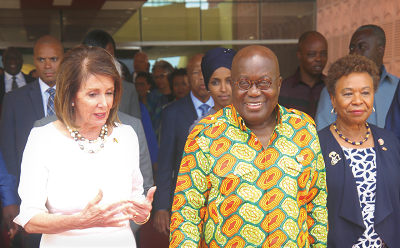 107.-U.S.-Congress-speaker-Pelosi-meets-President-Nana-Addo Statement by the Ranking Member on the Foreign Affairs Committee of Parliament on the official visit of US Speaker Nancy Pelosi to Ghana
