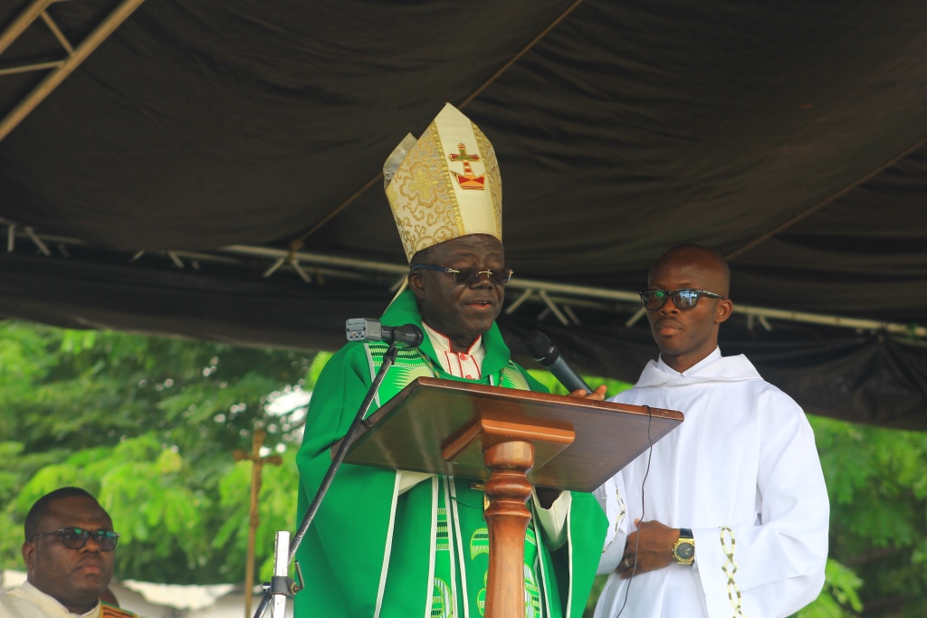 125.-Bishop-Osei-Bonsu Holy Water its place in the Catholic Church, Bishop Osei Bonsu answers a question asked by Christian Dugan