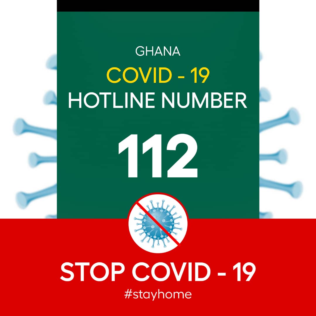18.-112-Emergency-Number Situation Update, Confirmed Covid-19 Cases In Ghana As At 24 March 2020