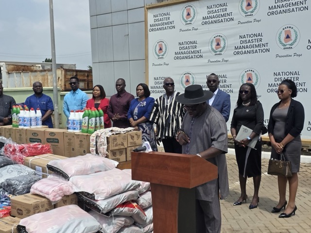 4.1-Donation-To-NADMO-20260804_104838-Medium Ghana Chamber of Mines Donate Items Worth 2 million to the 29th June 2026 Flood Victims through NADMO